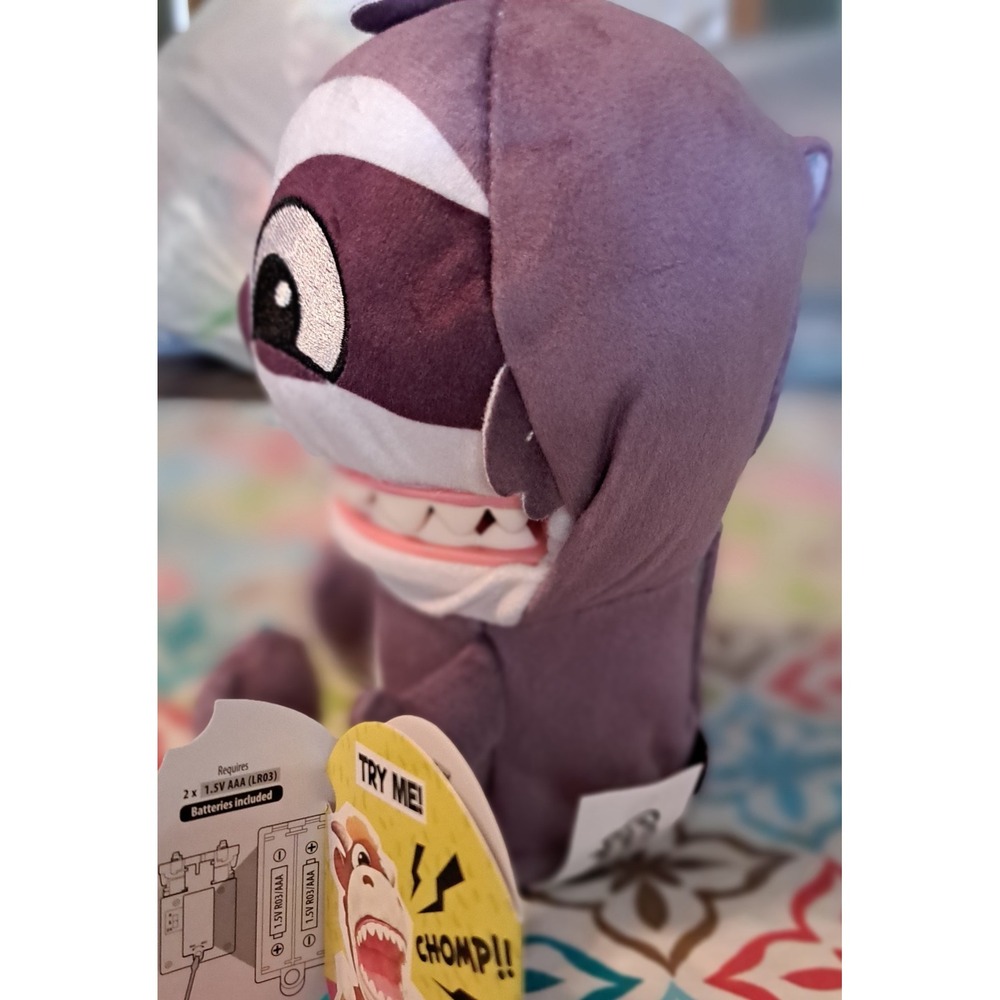 Chatter Chompers Sloth Plush Stuffed Animal Toy With Funny Sound 6.5" NWT - Picture 5 of 7
